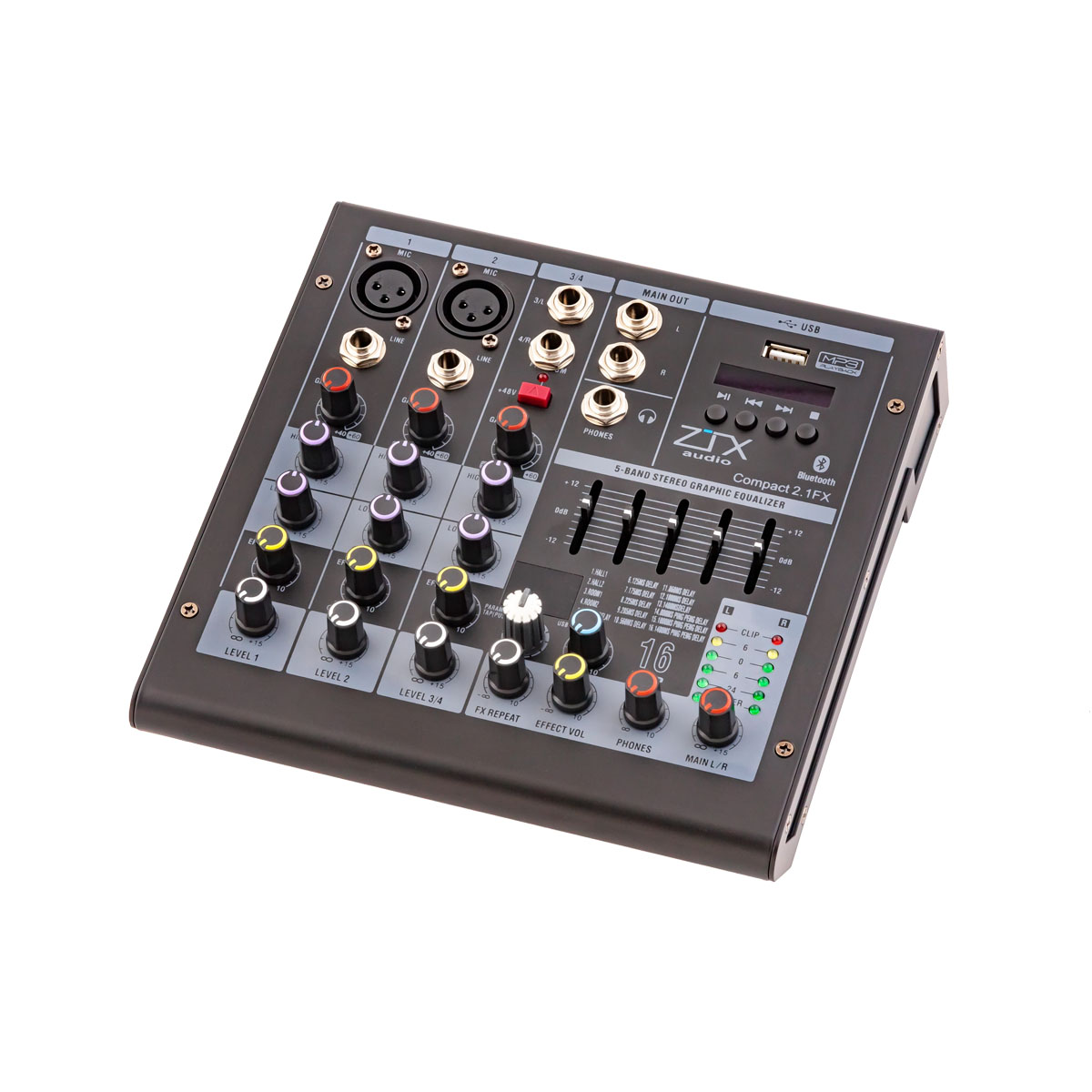 Микшер аналоговый ZTX audio Compact 2.1Fx
