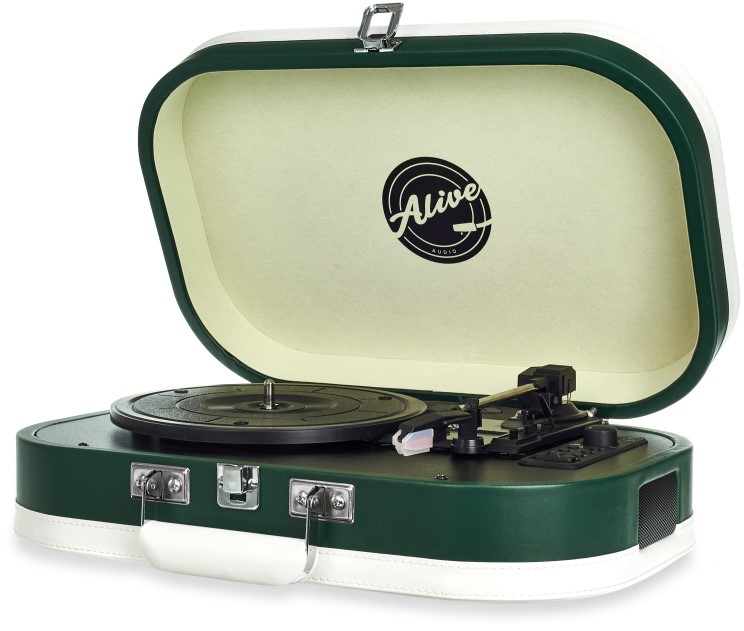 Виниловый проигрыватель Alive Audio VINTAGE VNT-02-CG Cades Gin