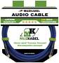 Аудио кабель MUZKABEL RRFMK1S - 1 метр, RCA – RCA