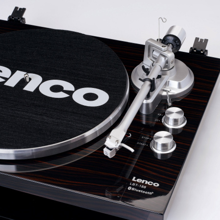 Виниловый проигрыватель Lenco LBT-188 Walnut
