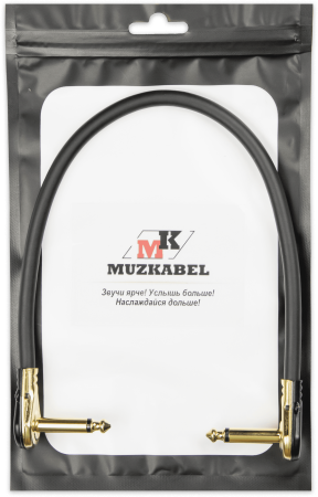 Патч-кабель MUZKABEL JFNIK4BP - 0.1 метра, JACK - JACK