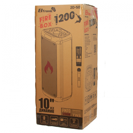 Портативная Акустическая система ELTRONIC EL 20-50 FIRE BOX 1200