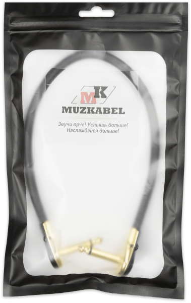 Патч-кабель MUZKABEL JFNIK4BP - 0.1 метра, JACK - JACK